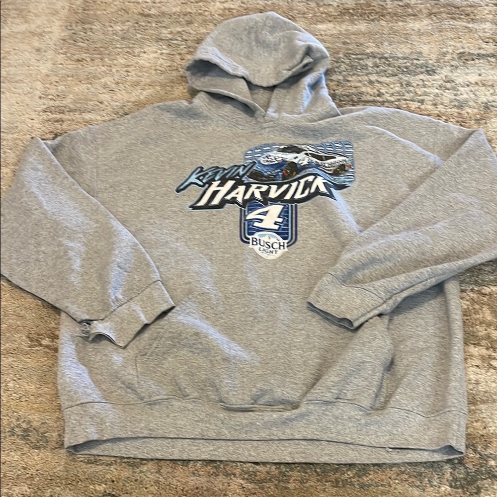 Stewart Haas Gray Graphic Hoodie